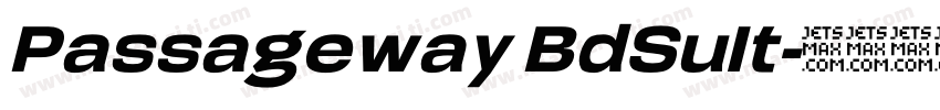 Passageway BdSuIt字体转换